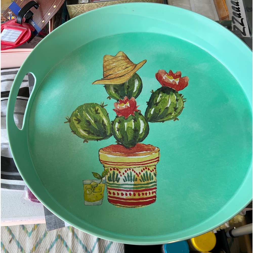 Pier one serving tray